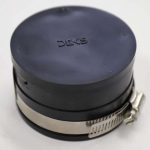 Deks Joiner 65 PVC End Cap Blk EPVC